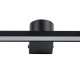 GLOBOSTAR® MEGAN 60448 Μοντέρνο Φωτιστικό Τοίχου - Απλίκα Καθρέπτη Μπάνιου LED 12W 1400lm 120° AC 220-240V IP44 Φυσικό Λευκό 4500K - Lumileds SMD Chip & TÜV SÜD Driver - Μαύρο Ματ - Μ60 x Π12 x Υ4cm - 3 Χρόνια Εγγύηση