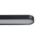 GLOBOSTAR® MEGAN 60448 Μοντέρνο Φωτιστικό Τοίχου - Απλίκα Καθρέπτη Μπάνιου LED 12W 1400lm 120° AC 220-240V IP44 Φυσικό Λευκό 4500K - Lumileds SMD Chip & TÜV SÜD Driver - Μαύρο Ματ - Μ60 x Π12 x Υ4cm - 3 Χρόνια Εγγύηση