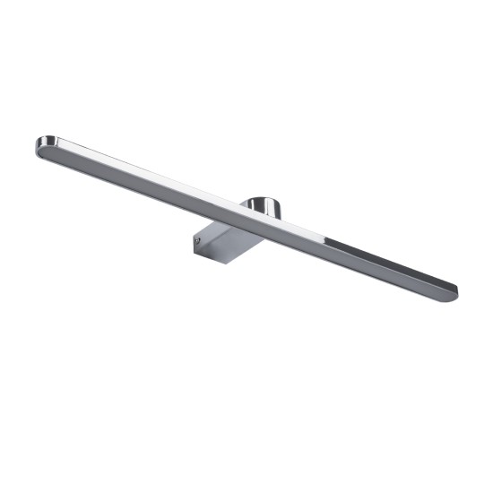 GLOBOSTAR® MEGAN 60449 Μοντέρνο Φωτιστικό Τοίχου - Απλίκα Καθρέπτη Μπάνιου LED 12W 1400lm 120° AC 220-240V IP44 Φυσικό Λευκό 4500K - Lumileds SMD Chip & TÜV SÜD Driver - Νίκελ Χρώμιο - Μ60 x Π12 x Υ4cm - 3 Χρόνια Εγγύηση GLOBOSTAR® MEGAN 60449 Μοντέρνο Φωτιστικό Τοίχου - Απλίκα Καθρέπτη Μπάνιου LED 12W 1400lm 120° AC 220-240V IP44 Φυσικό Λευκό 4500K - Lumileds SMD Chip & TÜV SÜD Driver - Νίκελ Χρώμιο - Μ60 x Π12 x Υ4cm - 3 Χρόνια Εγγύηση