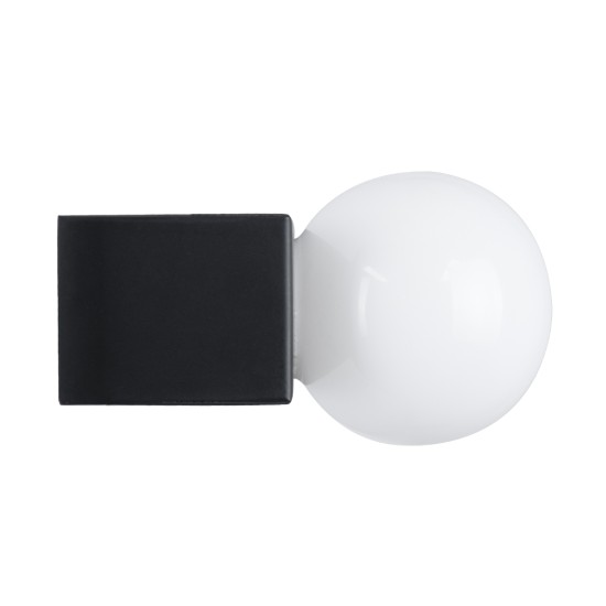 GLOBOSTAR® BELLA 60452 Μοντέρνο Φωτιστικό Τοίχου - Απλίκα Καθρέπτη Μπάνιου LED 18W 2052lm 300° AC 220-240V IP44 Φυσικό Λευκό 4500K - Bridgelux COB Chip & TÜV SÜD Driver - Μαύρο Ματ & Λευκό - Μ70 x Π11 x Υ6cm - 3 Χρόνια Εγγύηση