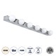 GLOBOSTAR® BELLA 60453 Μοντέρνο Φωτιστικό Τοίχου - Απλίκα Καθρέπτη Μπάνιου LED 18W 2052lm 300° AC 220-240V IP44 Φυσικό Λευκό 4500K - Bridgelux COB Chip & TÜV SÜD Driver - Ασημί & Λευκό - Μ70 x Π11 x Υ6cm - 3 Χρόνια Εγγύηση GLOBOSTAR® BELLA 60453 Μοντέρνο Φωτιστικό Τοίχου - Απλίκα Καθρέπτη Μπάνιου LED 18W 2052lm 300° AC 220-240V IP44 Φυσικό Λευκό 4500K - Bridgelux COB Chip & TÜV SÜD Driver - Ασημί & Λευκό - Μ70 x Π11 x Υ6cm - 3 Χρόνια Εγγύηση
