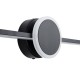 GLOBOSTAR® OPAL 60454 Μοντέρνο Φωτιστικό Τοίχου - Απλίκα Καθρέπτη Μπάνιου LED 14W 1600lm 180° AC 220-240V IP44 Φυσικό Λευκό 4500K - Lumileds SMD Chip & TÜV SÜD Driver - Μαύρο Ματ - Μ60 x Π6 x Υ10cm - 3 Χρόνια Εγγύηση