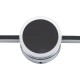 GLOBOSTAR® OPAL 60455 Μοντέρνο Φωτιστικό Τοίχου - Απλίκα Καθρέπτη Μπάνιου LED 14W 1600lm 180° AC 220-240V IP44 Φυσικό Λευκό 4500K - Lumileds SMD Chip & TÜV SÜD Driver - Νίκελ Χρώμιο - Μ60 x Π6 x Υ10cm - 3 Χρόνια Εγγύηση