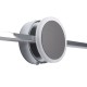 GLOBOSTAR® OPAL 60455 Μοντέρνο Φωτιστικό Τοίχου - Απλίκα Καθρέπτη Μπάνιου LED 14W 1600lm 180° AC 220-240V IP44 Φυσικό Λευκό 4500K - Lumileds SMD Chip & TÜV SÜD Driver - Νίκελ Χρώμιο - Μ60 x Π6 x Υ10cm - 3 Χρόνια Εγγύηση
