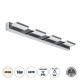 GLOBOSTAR® KARLA 60456 Μοντέρνο Φωτιστικό Τοίχου - Απλίκα Καθρέπτη Μπάνιου LED 14W 1600lm 180° AC 220-240V IP44 Φυσικό Λευκό 4500K - Lumileds SMD Chip & TÜV SÜD Driver - Νίκελ Χρώμιο - Μ60 x Π9 x Υ5cm - 3 Χρόνια Εγγύηση GLOBOSTAR® KARLA 60456 Μοντέρνο Φωτιστικό Τοίχου - Απλίκα Καθρέπτη Μπάνιου LED 14W 1600lm 180° AC 220-240V IP44 Φυσικό Λευκό 4500K - Lumileds SMD Chip & TÜV SÜD Driver - Νίκελ Χρώμιο - Μ60 x Π9 x Υ5cm - 3 Χρόνια Εγγύηση