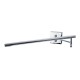 GLOBOSTAR® FRIDA 60458 Μοντέρνο Φωτιστικό Τοίχου - Απλίκα Καθρέπτη Μπάνιου LED 12W 1400lm 120° AC 220-240V IP44 Φυσικό Λευκό 4500K - Lumileds SMD Chip & TÜV SÜD Driver - Νίκελ Χρώμιο - Μ51 x Π25 x Υ10cm - 3 Χρόνια Εγγύηση