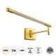 GLOBOSTAR® FRIDA 60459 Μοντέρνο Φωτιστικό Τοίχου - Απλίκα Καθρέπτη Μπάνιου LED 12W 1400lm 120° AC 220-240V IP44 Φυσικό Λευκό 4500K - Lumileds SMD Chip & TÜV SÜD Driver - Χρυσό Βούρτσας - Μ51 x Π25 x Υ10cm - 3 Χρόνια Εγγύηση GLOBOSTAR® FRIDA 60459 Μοντέρνο Φωτιστικό Τοίχου - Απλίκα Καθρέπτη Μπάνιου LED 12W 1400lm 120° AC 220-240V IP44 Φυσικό Λευκό 4500K - Lumileds SMD Chip & TÜV SÜD Driver - Χρυσό Βούρτσας - Μ51 x Π25 x Υ10cm - 3 Χρόνια Εγγύηση