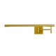 GLOBOSTAR® FRIDA 60459 Μοντέρνο Φωτιστικό Τοίχου - Απλίκα Καθρέπτη Μπάνιου LED 12W 1400lm 120° AC 220-240V IP44 Φυσικό Λευκό 4500K - Lumileds SMD Chip & TÜV SÜD Driver - Χρυσό Βούρτσας - Μ51 x Π25 x Υ10cm - 3 Χρόνια Εγγύηση GLOBOSTAR® FRIDA 60459 Μοντέρνο Φωτιστικό Τοίχου - Απλίκα Καθρέπτη Μπάνιου LED 12W 1400lm 120° AC 220-240V IP44 Φυσικό Λευκό 4500K - Lumileds SMD Chip & TÜV SÜD Driver - Χρυσό Βούρτσας - Μ51 x Π25 x Υ10cm - 3 Χρόνια Εγγύηση