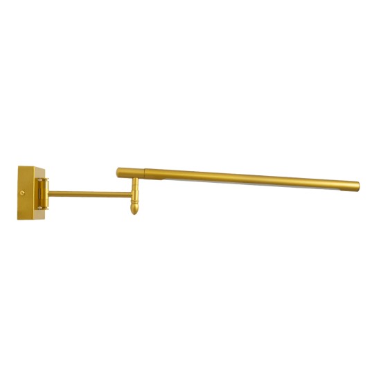 GLOBOSTAR® FRIDA 60459 Μοντέρνο Φωτιστικό Τοίχου - Απλίκα Καθρέπτη Μπάνιου LED 12W 1400lm 120° AC 220-240V IP44 Φυσικό Λευκό 4500K - Lumileds SMD Chip & TÜV SÜD Driver - Χρυσό Βούρτσας - Μ51 x Π25 x Υ10cm - 3 Χρόνια Εγγύηση GLOBOSTAR® FRIDA 60459 Μοντέρνο Φωτιστικό Τοίχου - Απλίκα Καθρέπτη Μπάνιου LED 12W 1400lm 120° AC 220-240V IP44 Φυσικό Λευκό 4500K - Lumileds SMD Chip & TÜV SÜD Driver - Χρυσό Βούρτσας - Μ51 x Π25 x Υ10cm - 3 Χρόνια Εγγύηση