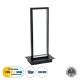 GLOBOSTAR® CORNELIE 60460 Μοντέρνο Επιτραπέζιο Φωτιστικό LED CCT 18W 1980lm 200° AC 220-240V IP20 Ρυθμιζόμενο Λευκό CCT με On/Off 2700K/4500K/6000K - Lumileds SMD Chip - Mαύρο - Μ18 x Π10 x Υ36cm - 3 Χρόνια Εγγύηση