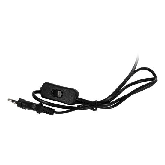 GLOBOSTAR® CORNELIE 60460 Μοντέρνο Επιτραπέζιο Φωτιστικό LED CCT 18W 1980lm 200° AC 220-240V IP20 Ρυθμιζόμενο Λευκό CCT με On/Off 2700K/4500K/6000K - Lumileds SMD Chip - Mαύρο - Μ18 x Π10 x Υ36cm - 3 Χρόνια Εγγύηση