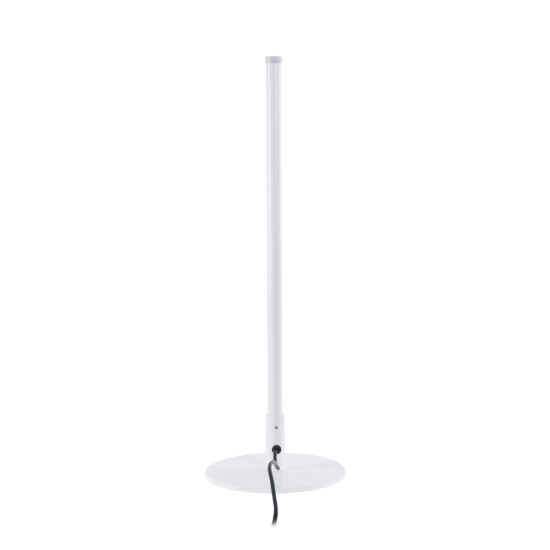 GLOBOSTAR® DALUMA 60468 Μοντέρνο Επιτραπέζιο Φωτιστικό LED 8W 880lm 200° AC 220-240V IP20 Ρυθμιζόμενο Λευκό CCT με On/Off 2700K/4500K/6000K - Lumileds SMD Chip - Λευκό - Μ15 x Π15 x Υ46cm - 3 Χρόνια Εγγύηση