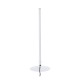 GLOBOSTAR® DALUMA 60468 Μοντέρνο Επιτραπέζιο Φωτιστικό LED 8W 880lm 200° AC 220-240V IP20 Ρυθμιζόμενο Λευκό CCT με On/Off 2700K/4500K/6000K - Lumileds SMD Chip - Λευκό - Μ15 x Π15 x Υ46cm - 3 Χρόνια Εγγύηση