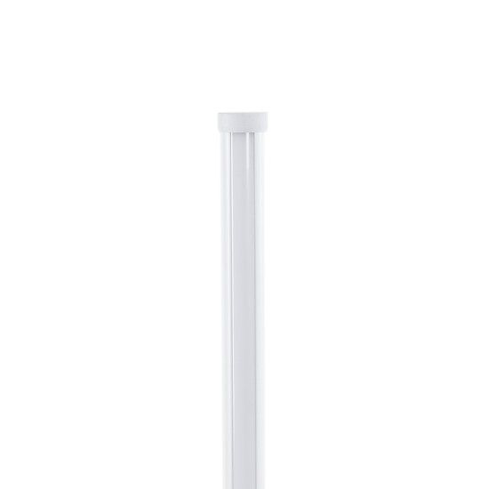 GLOBOSTAR® DALUMA 60468 Μοντέρνο Επιτραπέζιο Φωτιστικό LED 8W 880lm 200° AC 220-240V IP20 Ρυθμιζόμενο Λευκό CCT με On/Off 2700K/4500K/6000K - Lumileds SMD Chip - Λευκό - Μ15 x Π15 x Υ46cm - 3 Χρόνια Εγγύηση
