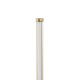 GLOBOSTAR® DALUMA 60469 Μοντέρνο Επιτραπέζιο Φωτιστικό LED 8W 880lm 200° AC 220-240V IP20 Ρυθμιζόμενο Λευκό CCT με On/Off 2700K/4500K/6000K - Lumileds SMD Chip - Χρυσό - Μ15 x Π15 x Υ46cm - 3 Χρόνια Εγγύηση