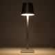 GLOBOSTAR® NEGA 60476 Μοντέρνο Επιτραπέζιο Φωτιστικό LED 2.2W 154lm 360° DC 5V με USB με Επαναφορτιζόμενη Μπαταρία Li-ion 3.7V 4000mAh IP20 Θερμό Λευκό 2700K με Αφή Dimmable - Lumileds SMD Chip - Ασημί - Μ10 x Π10 x Υ39cm - 2 Χρόνια Εγγύηση GLOBOSTAR® NEGA 60476 Μοντέρνο Επιτραπέζιο Φωτιστικό LED 2.2W 154lm 360° DC 5V με USB με Επαναφορτιζόμενη Μπαταρία Li-ion 3.7V 4000mAh IP20 Θερμό Λευκό 2700K με Αφή Dimmable - Lumileds SMD Chip - Ασημί - Μ10 x Π10 x Υ39cm - 2 Χρόνια Εγγύηση