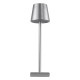 GLOBOSTAR® NEGA 60476 Μοντέρνο Επιτραπέζιο Φωτιστικό LED 2.2W 154lm 360° DC 5V με USB με Επαναφορτιζόμενη Μπαταρία Li-ion 3.7V 4000mAh IP20 Θερμό Λευκό 2700K με Αφή Dimmable - Lumileds SMD Chip - Ασημί - Μ10 x Π10 x Υ39cm - 2 Χρόνια Εγγύηση GLOBOSTAR® NEGA 60476 Μοντέρνο Επιτραπέζιο Φωτιστικό LED 2.2W 154lm 360° DC 5V με USB με Επαναφορτιζόμενη Μπαταρία Li-ion 3.7V 4000mAh IP20 Θερμό Λευκό 2700K με Αφή Dimmable - Lumileds SMD Chip - Ασημί - Μ10 x Π10 x Υ39cm - 2 Χρόνια Εγγύηση
