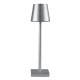 GLOBOSTAR® NEGA 60476 Μοντέρνο Επιτραπέζιο Φωτιστικό LED 2.2W 154lm 360° DC 5V με USB με Επαναφορτιζόμενη Μπαταρία Li-ion 3.7V 4000mAh IP20 Θερμό Λευκό 2700K με Αφή Dimmable - Lumileds SMD Chip - Ασημί - Μ10 x Π10 x Υ39cm - 2 Χρόνια Εγγύηση GLOBOSTAR® NEGA 60476 Μοντέρνο Επιτραπέζιο Φωτιστικό LED 2.2W 154lm 360° DC 5V με USB με Επαναφορτιζόμενη Μπαταρία Li-ion 3.7V 4000mAh IP20 Θερμό Λευκό 2700K με Αφή Dimmable - Lumileds SMD Chip - Ασημί - Μ10 x Π10 x Υ39cm - 2 Χρόνια Εγγύηση