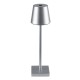 GLOBOSTAR® NEGA 60476 Μοντέρνο Επιτραπέζιο Φωτιστικό LED 2.2W 154lm 360° DC 5V με USB με Επαναφορτιζόμενη Μπαταρία Li-ion 3.7V 4000mAh IP20 Θερμό Λευκό 2700K με Αφή Dimmable - Lumileds SMD Chip - Ασημί - Μ10 x Π10 x Υ39cm - 2 Χρόνια Εγγύηση GLOBOSTAR® NEGA 60476 Μοντέρνο Επιτραπέζιο Φωτιστικό LED 2.2W 154lm 360° DC 5V με USB με Επαναφορτιζόμενη Μπαταρία Li-ion 3.7V 4000mAh IP20 Θερμό Λευκό 2700K με Αφή Dimmable - Lumileds SMD Chip - Ασημί - Μ10 x Π10 x Υ39cm - 2 Χρόνια Εγγύηση