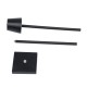 GLOBOSTAR® NEGA 60477 Μοντέρνο Επιδαπέδιο Φωτιστικό LED 2.2W 154lm 360° DC 5V με USB 2.0 με Επαναφορτιζόμενη Μπαταρία Li-ion 3.7V 4000mAh IP44 Θερμό Λευκό 2700K με Αφή Dimmable - Lumileds SMD Chip - Μαύρο - Μ10 x Π10 x Υ135cm - 2 Χρόνια Εγγύηση GLOBOSTAR® NEGA 60477 Μοντέρνο Επιδαπέδιο Φωτιστικό LED 2.2W 154lm 360° DC 5V με USB 2.0 με Επαναφορτιζόμενη Μπαταρία Li-ion 3.7V 4000mAh IP44 Θερμό Λευκό 2700K με Αφή Dimmable - Lumileds SMD Chip - Μαύρο - Μ10 x Π10 x Υ135cm - 2 Χρόνια Εγγύηση