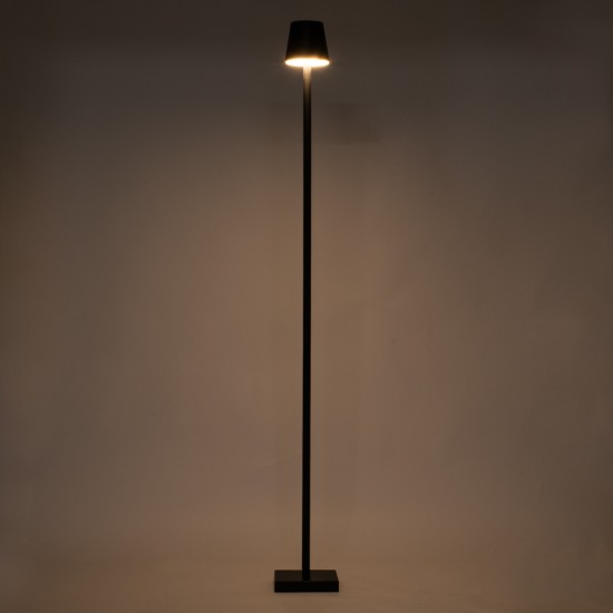 GLOBOSTAR® NEGA 60477 Μοντέρνο Επιδαπέδιο Φωτιστικό LED 2.2W 154lm 360° DC 5V με USB 2.0 με Επαναφορτιζόμενη Μπαταρία Li-ion 3.7V 4000mAh IP44 Θερμό Λευκό 2700K με Αφή Dimmable - Lumileds SMD Chip - Μαύρο - Μ10 x Π10 x Υ135cm - 2 Χρόνια Εγγύηση GLOBOSTAR® NEGA 60477 Μοντέρνο Επιδαπέδιο Φωτιστικό LED 2.2W 154lm 360° DC 5V με USB 2.0 με Επαναφορτιζόμενη Μπαταρία Li-ion 3.7V 4000mAh IP44 Θερμό Λευκό 2700K με Αφή Dimmable - Lumileds SMD Chip - Μαύρο - Μ10 x Π10 x Υ135cm - 2 Χρόνια Εγγύηση