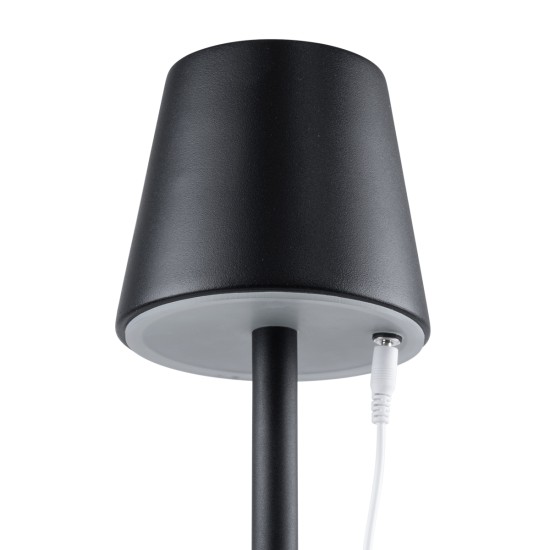 GLOBOSTAR® NEGA 60477 Μοντέρνο Επιδαπέδιο Φωτιστικό LED 2.2W 154lm 360° DC 5V με USB 2.0 με Επαναφορτιζόμενη Μπαταρία Li-ion 3.7V 4000mAh IP44 Θερμό Λευκό 2700K με Αφή Dimmable - Lumileds SMD Chip - Μαύρο - Μ10 x Π10 x Υ135cm - 2 Χρόνια Εγγύηση GLOBOSTAR® NEGA 60477 Μοντέρνο Επιδαπέδιο Φωτιστικό LED 2.2W 154lm 360° DC 5V με USB 2.0 με Επαναφορτιζόμενη Μπαταρία Li-ion 3.7V 4000mAh IP44 Θερμό Λευκό 2700K με Αφή Dimmable - Lumileds SMD Chip - Μαύρο - Μ10 x Π10 x Υ135cm - 2 Χρόνια Εγγύηση