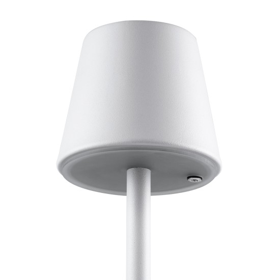GLOBOSTAR® NEGA 60478 Μοντέρνο Επιδαπέδιο Φωτιστικό LED 2.2W 154lm 360° DC 5V με USB 2.0 με Επαναφορτιζόμενη Μπαταρία Li-ion 3.7V 4000mAh IP44 Θερμό Λευκό 2700K με Αφή Dimmable - Lumileds SMD Chip - Λευκό - Μ10 x Π10 x Υ135cm - 2 Χρόνια Εγγύηση GLOBOSTAR® NEGA 60478 Μοντέρνο Επιδαπέδιο Φωτιστικό LED 2.2W 154lm 360° DC 5V με USB 2.0 με Επαναφορτιζόμενη Μπαταρία Li-ion 3.7V 4000mAh IP44 Θερμό Λευκό 2700K με Αφή Dimmable - Lumileds SMD Chip - Λευκό - Μ10 x Π10 x Υ135cm - 2 Χρόνια Εγγύηση