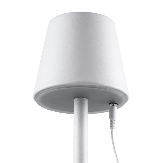 GLOBOSTAR® NEGA 60478 Μοντέρνο Επιδαπέδιο Φωτιστικό LED 2.2W 154lm 360° DC 5V με USB 2.0 με Επαναφορτιζόμενη Μπαταρία Li-ion 3.7V 4000mAh IP44 Θερμό Λευκό 2700K με Αφή Dimmable - Lumileds SMD Chip - Λευκό - Μ10 x Π10 x Υ135cm - 2 Χρόνια Εγγύηση GLOBOSTAR® NEGA 60478 Μοντέρνο Επιδαπέδιο Φωτιστικό LED 2.2W 154lm 360° DC 5V με USB 2.0 με Επαναφορτιζόμενη Μπαταρία Li-ion 3.7V 4000mAh IP44 Θερμό Λευκό 2700K με Αφή Dimmable - Lumileds SMD Chip - Λευκό - Μ10 x Π10 x Υ135cm - 2 Χρόνια Εγγύηση