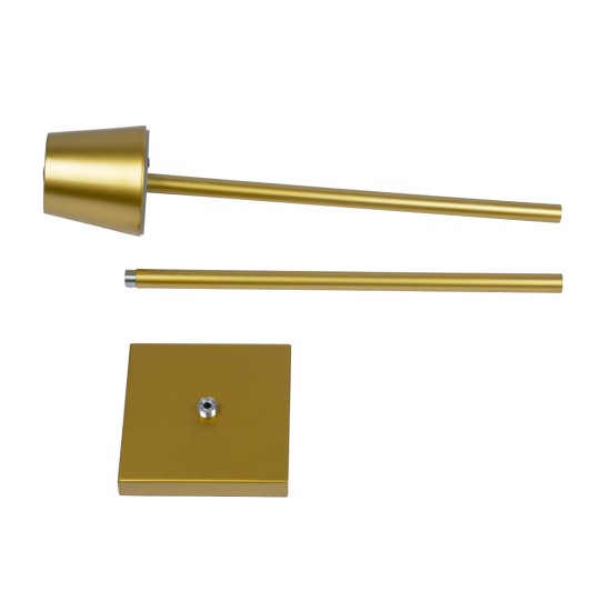 GLOBOSTAR® NEGA 60479 Μοντέρνο Επιδαπέδιο Φωτιστικό LED 2.2W 154lm 360° DC 5V με USB 2.0 με Επαναφορτιζόμενη Μπαταρία Li-ion 3.7V 4000mAh IP44 Θερμό Λευκό 2700K με Αφή Dimmable - Lumileds SMD Chip - Χρυσό Πλατίνα - Μ10 x Π10 x Υ135cm - 2 Χρόνια Εγγύηση GLOBOSTAR® NEGA 60479 Μοντέρνο Επιδαπέδιο Φωτιστικό LED 2.2W 154lm 360° DC 5V με USB 2.0 με Επαναφορτιζόμενη Μπαταρία Li-ion 3.7V 4000mAh IP44 Θερμό Λευκό 2700K με Αφή Dimmable - Lumileds SMD Chip - Χρυσό Πλατίνα - Μ10 x Π10 x Υ135cm - 2 Χρόνια Εγγύηση
