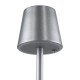GLOBOSTAR® NEGA 60480 Μοντέρνο Επιδαπέδιο Φωτιστικό LED 2.2W 154lm 360° DC 5V με USB 2.0 με Επαναφορτιζόμενη Μπαταρία Li-ion 3.7V 4000mAh IP44 Θερμό Λευκό 2700K με Αφή Dimmable - Lumileds SMD Chip - Ασημί - Μ10 x Π10 x Υ135cm - 2 Χρόνια Εγγύηση GLOBOSTAR® NEGA 60480 Μοντέρνο Επιδαπέδιο Φωτιστικό LED 2.2W 154lm 360° DC 5V με USB 2.0 με Επαναφορτιζόμενη Μπαταρία Li-ion 3.7V 4000mAh IP44 Θερμό Λευκό 2700K με Αφή Dimmable - Lumileds SMD Chip - Ασημί - Μ10 x Π10 x Υ135cm - 2 Χρόνια Εγγύηση