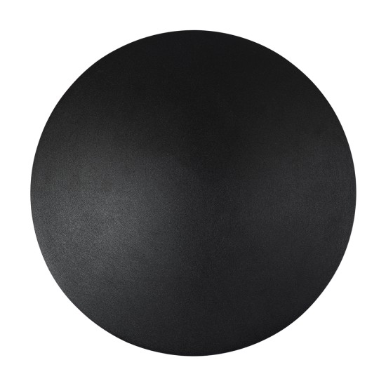 GLOBOSTAR® HELIO-R 60494 Μοντέρνο Φωτιστικό Τοίχου - Απλίκα LED 12W 1440lm 120° AC 220-240V Αδιάβροχο IP65 Φυσικό Λευκό 4500K - Lumileds SMD Chip & TÜV SÜD Driver - Μαύρο Ματ - Μ26 x Π26 x Υ5cm - 5 Χρόνια Εγγύηση