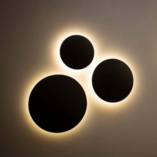 GLOBOSTAR® HELIO-R 60494 Μοντέρνο Φωτιστικό Τοίχου - Απλίκα LED 12W 1440lm 120° AC 220-240V Αδιάβροχο IP65 Φυσικό Λευκό 4500K - Lumileds SMD Chip & TÜV SÜD Driver - Μαύρο Ματ - Μ26 x Π26 x Υ5cm - 5 Χρόνια Εγγύηση