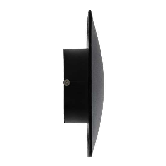 GLOBOSTAR® HELIO-S 60495 Μοντέρνο Φωτιστικό Τοίχου - Απλίκα LED 7W 840lm 120° AC 220-240V Αδιάβροχο IP65 Φυσικό Λευκό 4500K - Lumileds SMD Chip & TÜV SÜD Driver - Μαύρο Ματ - Μ16 x Π5 x Υ16cm - 5 Χρόνια Εγγύηση