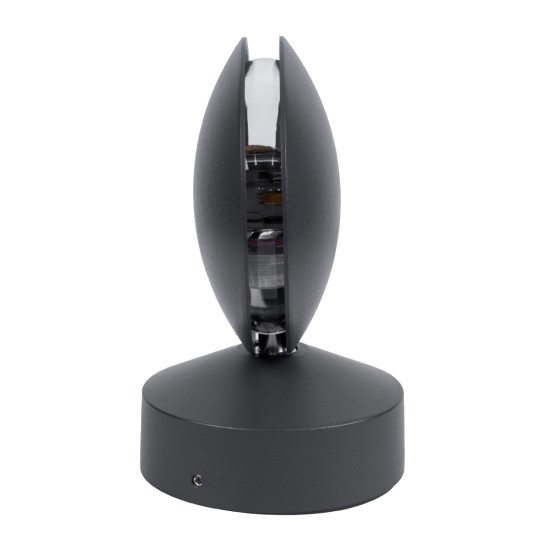 GLOBOSTAR® ZERODA 60597 Μοντέρνο Φωτιστικό Τοίχου - Απλίκα LED 9W 1035lm 3°/360° AC 220-240V Αδιάβροχο IP65 Θερμό Λευκό 2700K - CREE XPE Chip & TÜV SÜD Driver - Γκρι Ανθρακί Ματ - Μ11 x Π10 x Υ16cm - 5 Χρόνια Εγγύηση GLOBOSTAR® ZERODA 60597 Μοντέρνο Φωτιστικό Τοίχου - Απλίκα LED 9W 1035lm 3°/360° AC 220-240V Αδιάβροχο IP65 Θερμό Λευκό 2700K - CREE XPE Chip & TÜV SÜD Driver - Γκρι Ανθρακί Ματ - Μ11 x Π10 x Υ16cm - 5 Χρόνια Εγγύηση