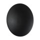GLOBOSTAR® HELIO-R 60659 Μοντέρνο Φωτιστικό Τοίχου - Απλίκα LED 7W 700lm 120° AC 220-240V Αδιάβροχο IP65 Θερμό Λευκό 2700K - Lumileds SMD Chip & TÜV SÜD Driver - Μαύρο Ματ - Μ16 x Π5 x Υ16cm - 5 Χρόνια Εγγύηση