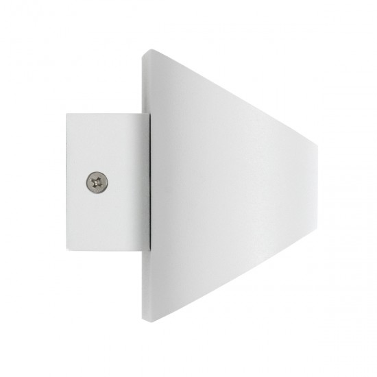GLOBOSTAR® EDEN 60665 Μοντέρνο Φωτιστικό Τοίχου - Απλίκα LED 10W 1000lm 60° AC 220-240V IP20 Φυσικό Λευκό 4500K - Bridgelux COB Chip & TÜV SÜD Driver - Λευκό Ματ - Μ16 x Π10.5 x Υ9cm - 3 Χρόνια Εγγύηση