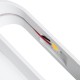 GLOBOSTAR® EDEN 60665 Μοντέρνο Φωτιστικό Τοίχου - Απλίκα LED 10W 1000lm 60° AC 220-240V IP20 Φυσικό Λευκό 4500K - Bridgelux COB Chip & TÜV SÜD Driver - Λευκό Ματ - Μ16 x Π10.5 x Υ9cm - 3 Χρόνια Εγγύηση