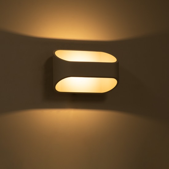 GLOBOSTAR® EDEN 60666 Μοντέρνο Φωτιστικό Τοίχου - Απλίκα LED 10W 950lm 60° AC 220-240V IP20 Θερμό Λευκό 2700K - Bridgelux COB Chip & TÜV SÜD Driver - Λευκό Ματ - Μ16 x Π10.5 x Υ9cm - 3 Χρόνια Εγγύηση GLOBOSTAR® EDEN 60666 Μοντέρνο Φωτιστικό Τοίχου - Απλίκα LED 10W 950lm 60° AC 220-240V IP20 Θερμό Λευκό 2700K - Bridgelux COB Chip & TÜV SÜD Driver - Λευκό Ματ - Μ16 x Π10.5 x Υ9cm - 3 Χρόνια Εγγύηση