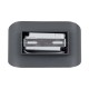 GLOBOSTAR® EDEN 60667 Μοντέρνο Φωτιστικό Τοίχου - Απλίκα LED 10W 1000lm 60° AC 220-240V IP20 Φυσικό Λευκό 4500K - Bridgelux COB Chip & TÜV SÜD Driver - Γκρι Ανθρακί Ματ - Μ16 x Π10.5 x Υ9cm - 3 Χρόνια Εγγύηση
