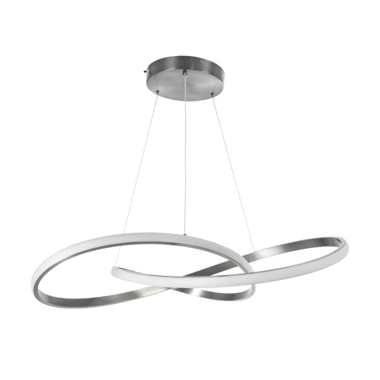 GLOBOSTAR® DEXTER 60915 Μοντέρνο Κρεμαστό Φωτιστικό Οροφής LED 90W 9000lm 300° AC 220-240V IP20 Ρυθμιζόμενο Λευκό CCT με Χειριστήριο από 2700K έως 6000K Dimmable - Lumileds SMD Chip - Σατινέ Νίκελ Βούρτσας - Μ73 x Π73 x Υ16cm - 3 Χρόνια Εγγύηση GLOBOSTAR® DEXTER 60915 Μοντέρνο Κρεμαστό Φωτιστικό Οροφής LED 90W 9000lm 300° AC 220-240V IP20 Ρυθμιζόμενο Λευκό CCT με Χειριστήριο από 2700K έως 6000K Dimmable - Lumileds SMD Chip - Σατινέ Νίκελ Βούρτσας - Μ73 x Π73 x Υ16cm - 3 Χρόνια Εγγύηση