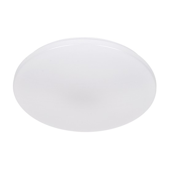 GLOBOSTAR® AVA 61017 Μοντέρνο Φωτιστικό Οροφής LED 76W 7600lm 120° AC 220-240V IP20 Ρυθμιζόμενο Λευκό CCT με Χειριστήριο από 2700K έως 6000K Dimmable - Lumileds SMD Chip - Λευκό Ματ - Μ48 x Π48 x Υ6.5cm - 3 Χρόνια Εγγύηση