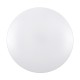 GLOBOSTAR® AVA 61017 Μοντέρνο Φωτιστικό Οροφής LED 76W 7600lm 120° AC 220-240V IP20 Ρυθμιζόμενο Λευκό CCT με Χειριστήριο από 2700K έως 6000K Dimmable - Lumileds SMD Chip - Λευκό Ματ - Μ48 x Π48 x Υ6.5cm - 3 Χρόνια Εγγύηση