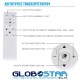 GLOBOSTAR® CASPER 61018 Μοντέρνο Κρεμαστό Φωτιστικό Οροφής LED 76W 8372lm 120° AC 220-240V IP20 Ρυθμιζόμενο Λευκό CCT με Χειριστήριο από 2700K έως 6000K Dimmable - Lumileds SMD Chip - Λευκό Ματ - Μ45 x Π45 x Υ5.5cm - 3 Χρόνια Εγγύηση