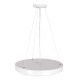 GLOBOSTAR® CASPER 61018 Μοντέρνο Κρεμαστό Φωτιστικό Οροφής LED 76W 8372lm 120° AC 220-240V IP20 Ρυθμιζόμενο Λευκό CCT με Χειριστήριο από 2700K έως 6000K Dimmable - Lumileds SMD Chip - Λευκό Ματ - Μ45 x Π45 x Υ5.5cm - 3 Χρόνια Εγγύηση