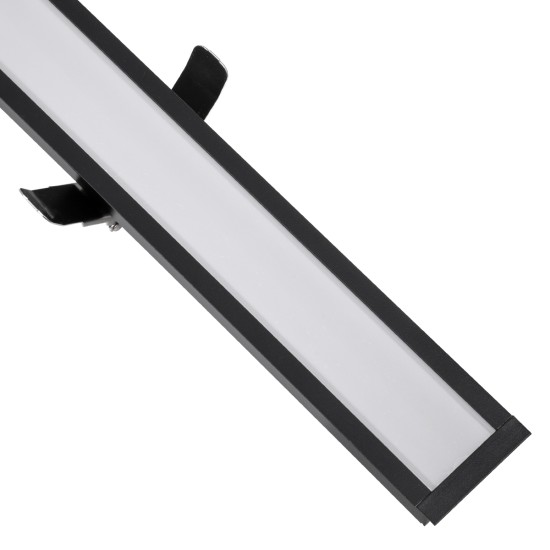 GLOBOSTAR® LUCA 61032 Μοντέρνο Φωτιστικό Οροφής LED 54W 6500lm 120° AC 220-240V IP20 Ρυθμιζόμενο Λευκό CCT με Χειριστήριο από 2700K έως 6000K Dimmable - Lumileds SMD Chip - Μαύρο Ματ - Μ121.5 x Π5 x Υ4cm - 3 Χρόνια Εγγύηση GLOBOSTAR® LUCA 61032 Μοντέρνο Φωτιστικό Οροφής LED 54W 6500lm 120° AC 220-240V IP20 Ρυθμιζόμενο Λευκό CCT με Χειριστήριο από 2700K έως 6000K Dimmable - Lumileds SMD Chip - Μαύρο Ματ - Μ121.5 x Π5 x Υ4cm - 3 Χρόνια Εγγύηση
