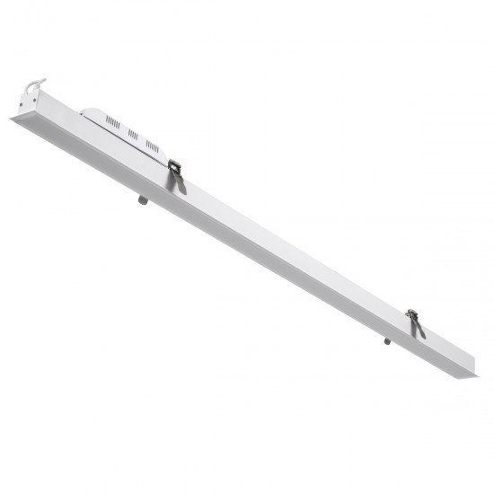 GLOBOSTAR® LUCA 61033 Μοντέρνο Φωτιστικό Οροφής LED 54W 6500lm 120° AC 220-240V IP20 Ρυθμιζόμενο Λευκό CCT με Χειριστήριο από 2700K έως 6000K Dimmable - Lumileds SMD Chip - Λευκό Ματ - Μ121.5 x Π5 x Υ4cm - 3 Χρόνια Εγγύηση GLOBOSTAR® LUCA 61033 Μοντέρνο Φωτιστικό Οροφής LED 54W 6500lm 120° AC 220-240V IP20 Ρυθμιζόμενο Λευκό CCT με Χειριστήριο από 2700K έως 6000K Dimmable - Lumileds SMD Chip - Λευκό Ματ - Μ121.5 x Π5 x Υ4cm - 3 Χρόνια Εγγύηση