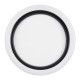 GLOBOSTAR® ARIANA 61034 Μοντέρνο Φωτιστικό Οροφής LED 55W 6376lm 120° AC 220-240V IP20 Ρυθμιζόμενο Λευκό CCT με Χειριστήριο από 2700K έως 6000K Dimmable - Lumileds SMD Chip - Λευκό Ματ & Μαύρο Ματ - Μ48 x Π48 x Υ9cm - 3 Χρόνια Εγγύηση