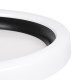 GLOBOSTAR® ARIANA 61034 Μοντέρνο Φωτιστικό Οροφής LED 55W 6376lm 120° AC 220-240V IP20 Ρυθμιζόμενο Λευκό CCT με Χειριστήριο από 2700K έως 6000K Dimmable - Lumileds SMD Chip - Λευκό Ματ & Μαύρο Ματ - Μ48 x Π48 x Υ9cm - 3 Χρόνια Εγγύηση
