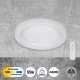 GLOBOSTAR® ARIANA 61035 Μοντέρνο Φωτιστικό Οροφής LED 55W 6376lm 120° AC 220-240V IP20 Ρυθμιζόμενο Λευκό CCT με Χειριστήριο από 2700K έως 6000K Dimmable - Lumileds SMD Chip - Λευκό Ματ - Μ48 x Π48 x Υ9cm - 3 Χρόνια Εγγύηση