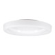 GLOBOSTAR® ARIANA 61035 Μοντέρνο Φωτιστικό Οροφής LED 55W 6376lm 120° AC 220-240V IP20 Ρυθμιζόμενο Λευκό CCT με Χειριστήριο από 2700K έως 6000K Dimmable - Lumileds SMD Chip - Λευκό Ματ - Μ48 x Π48 x Υ9cm - 3 Χρόνια Εγγύηση